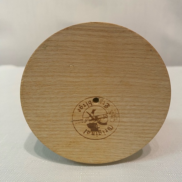 Vintage Erzgebirge Nutcracker Soldier Natural Wood Tan Brown Black 15" Germany - Picture 9 of 9